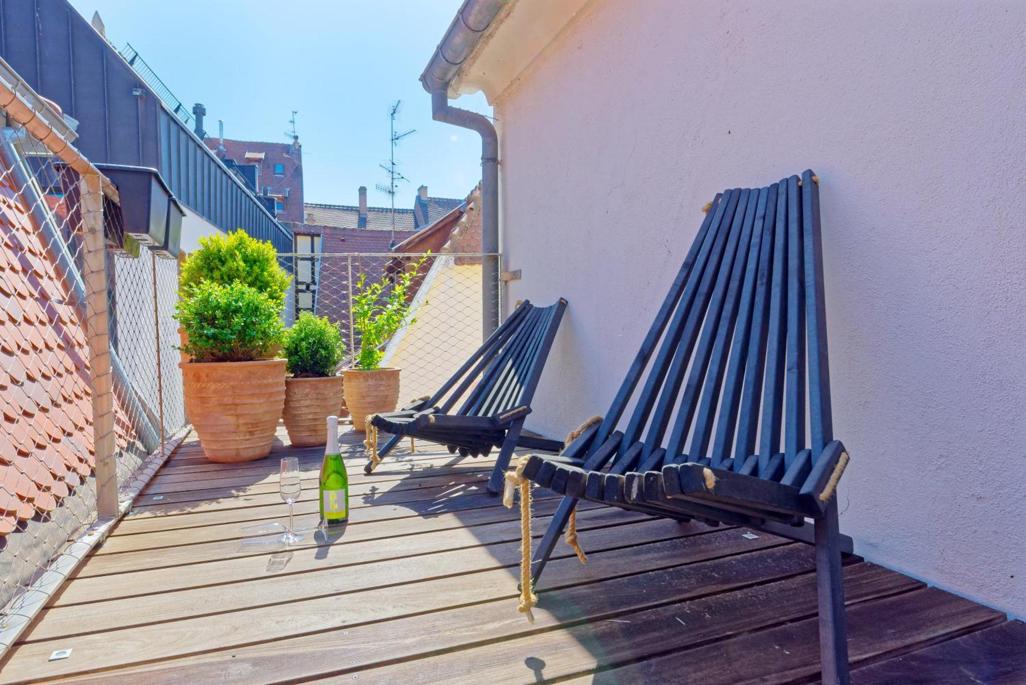 Le Carre D Or Appartement Terrasse Vue Cathedrale 스트라스부르 외부 사진